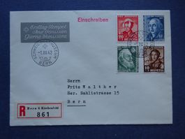 1942 Pro Juventute FDC in schöner LUXUS-Erhaltung