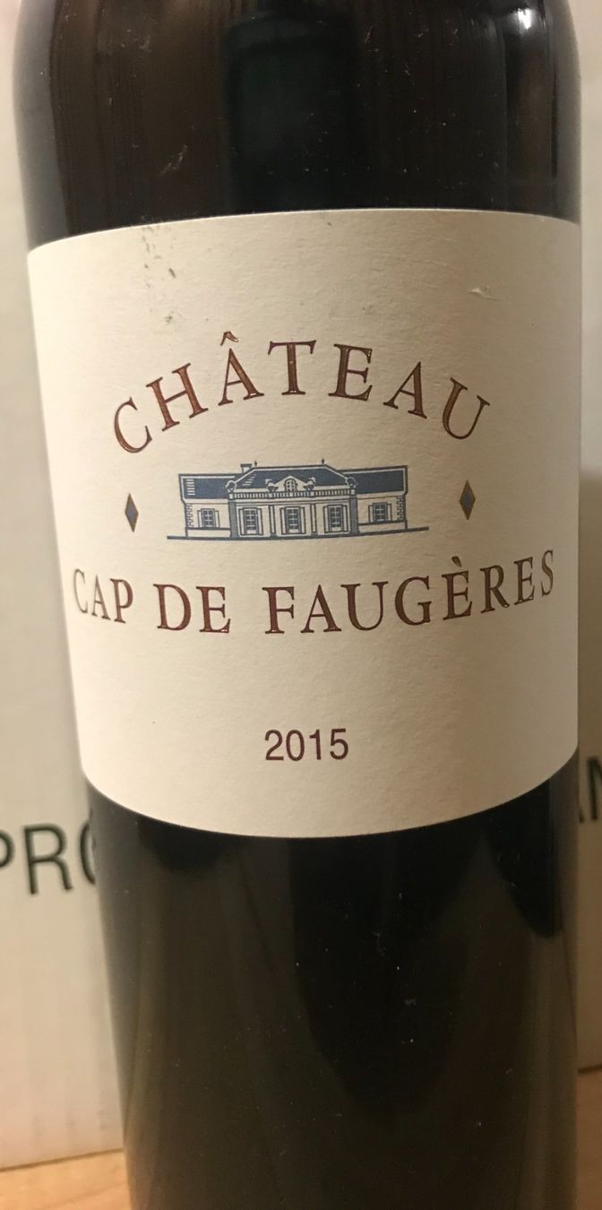 Vino: Chateau Cap de Faugeres 2015 – Nuovo (secondo la descrizione) da Cully venduto da Forninho