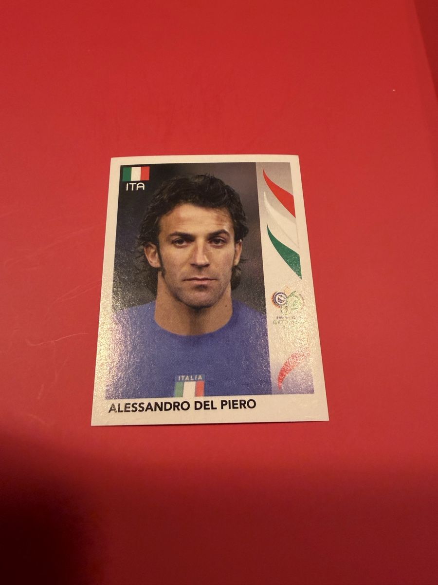 Panini Carte collezionabili: Del Piero panini WM 2006 – Usato da Treyvaux venduto da goali1fcea