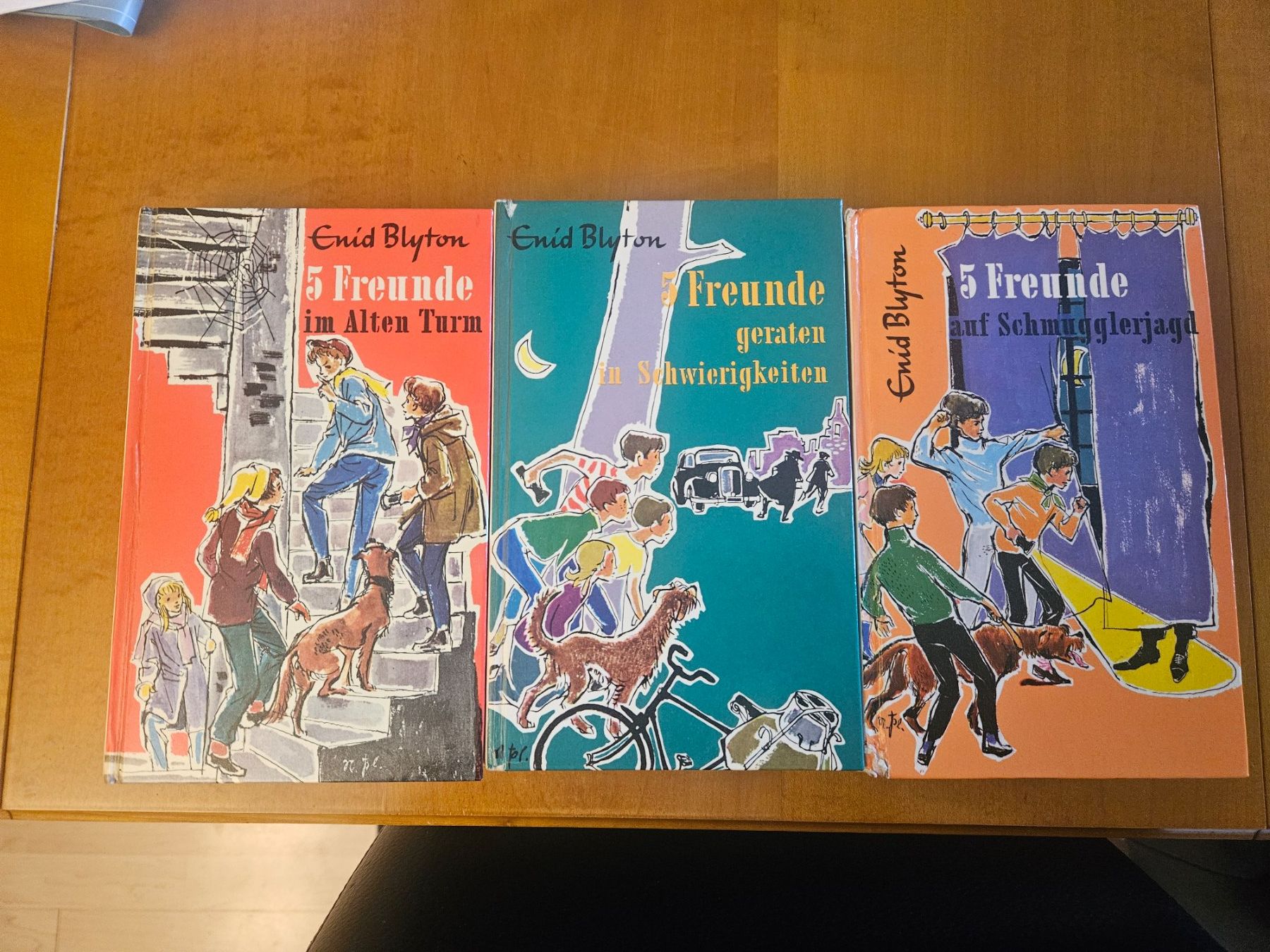 Libri: 3 Bücher 5 Freunde von Enid Blyton – Usato da Riedholz venduto da grappa09