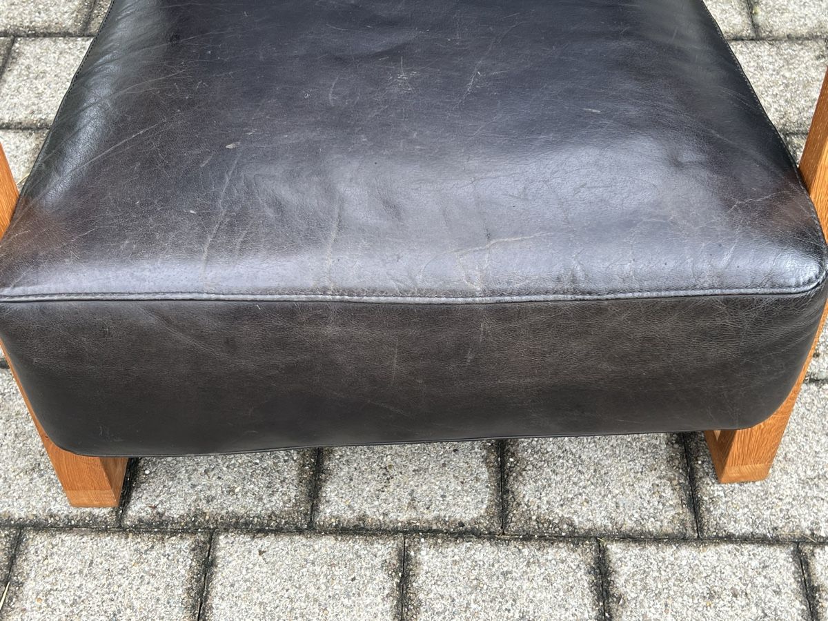 Poltrone: Schwarzer Ledersessel Bullfrog gebraucht – Usato da Watt venduto da morhea 6