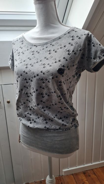 T-Shirt Naketano Femme - Taille L - Gris - Occasion