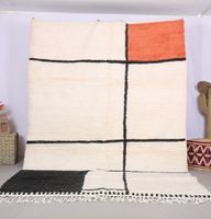 Teppich 300x200 – Zeitloses Design – Naturweiß