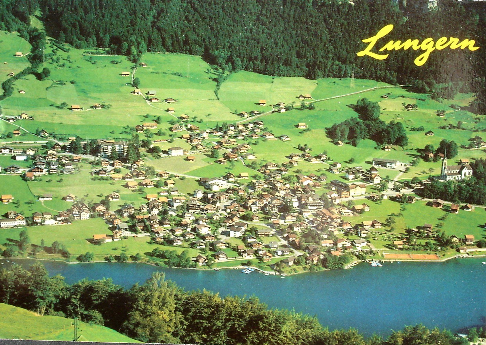 Ansichtskarten: LUNGERN DORF – Gebraucht aus Jona von philajona