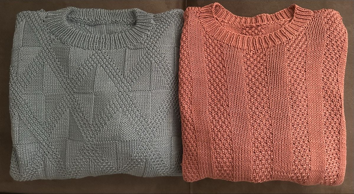 Lots de vêtements: Set 2x Warmer Strickpullover, ca. M, Handmade – Neuf (Voir description) à Wettingen par muck2025