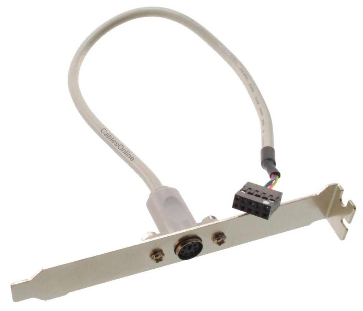 Unità & Adattatore: PS/2 Mini-DIN auf 2x5 IDC Adapter mit Slotblech – Nuovo e nell'imballaggio originale da Luc (Ayent) venduto da hom_zqq5 4