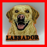 Labrador Aufnäher Badge Patch Hund Dog chien Rasse Geschenk
