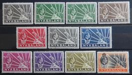 British Nyassaland ex. Kat. 52-64 * 1938