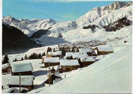 BUGNEI und SEDRUN gegen den Piz Badus u. das Skigebiet Milez