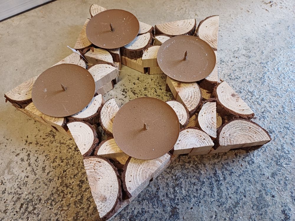 Baker Ross Kühlschrankmagnete Aus Holz – 12 Sterne Zum Bemalen, 10,5 Cm