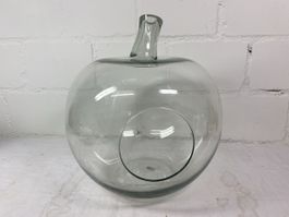 Dekorative Glas-Apfel Vase für Pflanzen oder Gestecke