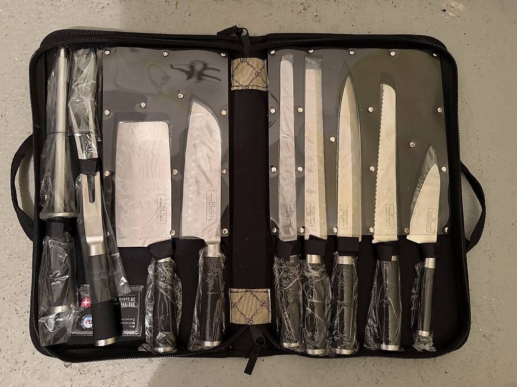 Coltelli: Messerset 9-teilig NEU – Nuovo e nell'imballaggio originale da Frenkendorf venduto da autodiscount4123