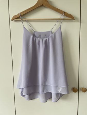 leichtes Top von H&M, Lavendel/Flieder, Gr. S