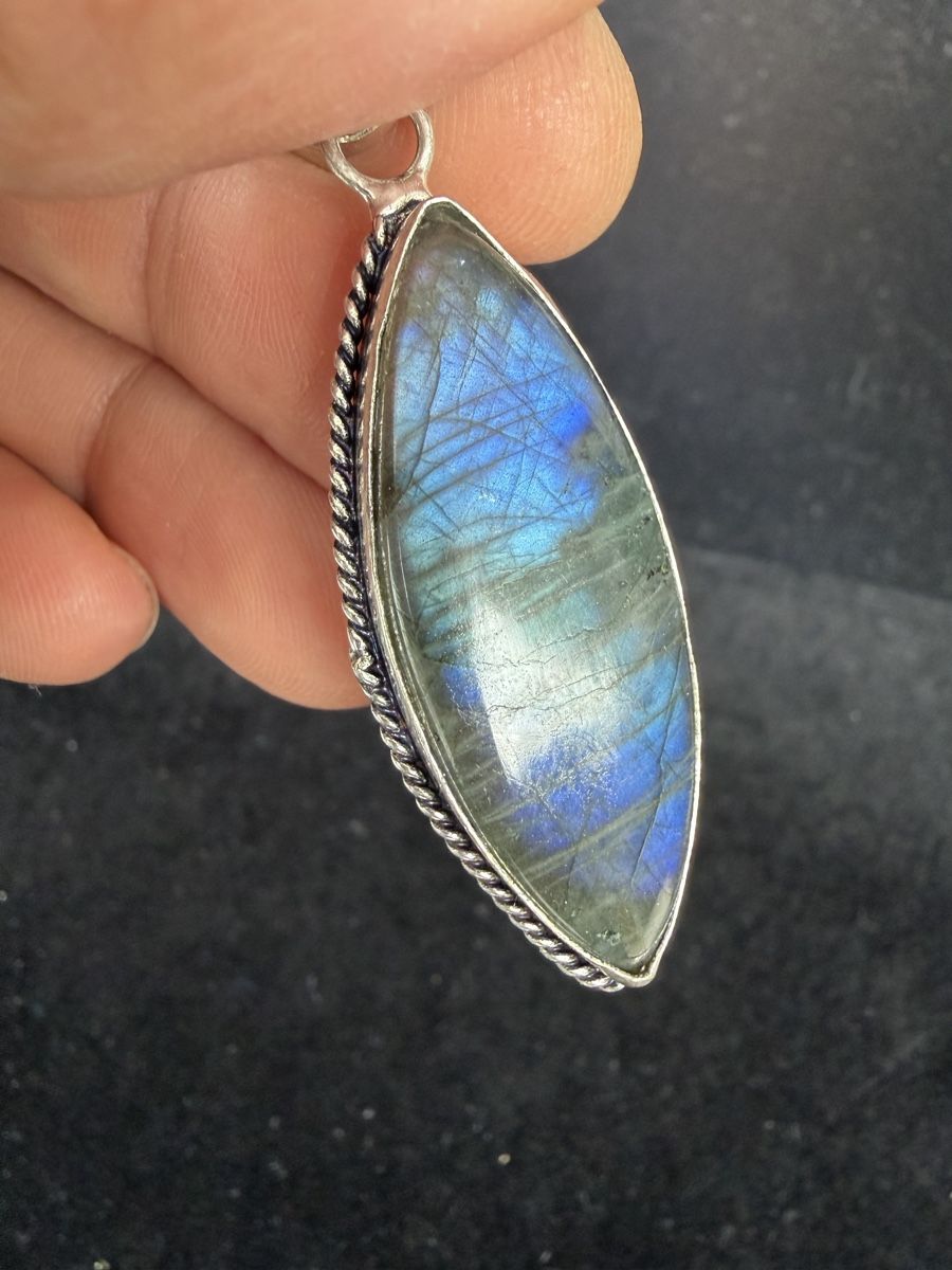 Edelsteine: Pendentif Labradorite – Gebraucht aus Bouveret von GemX 3