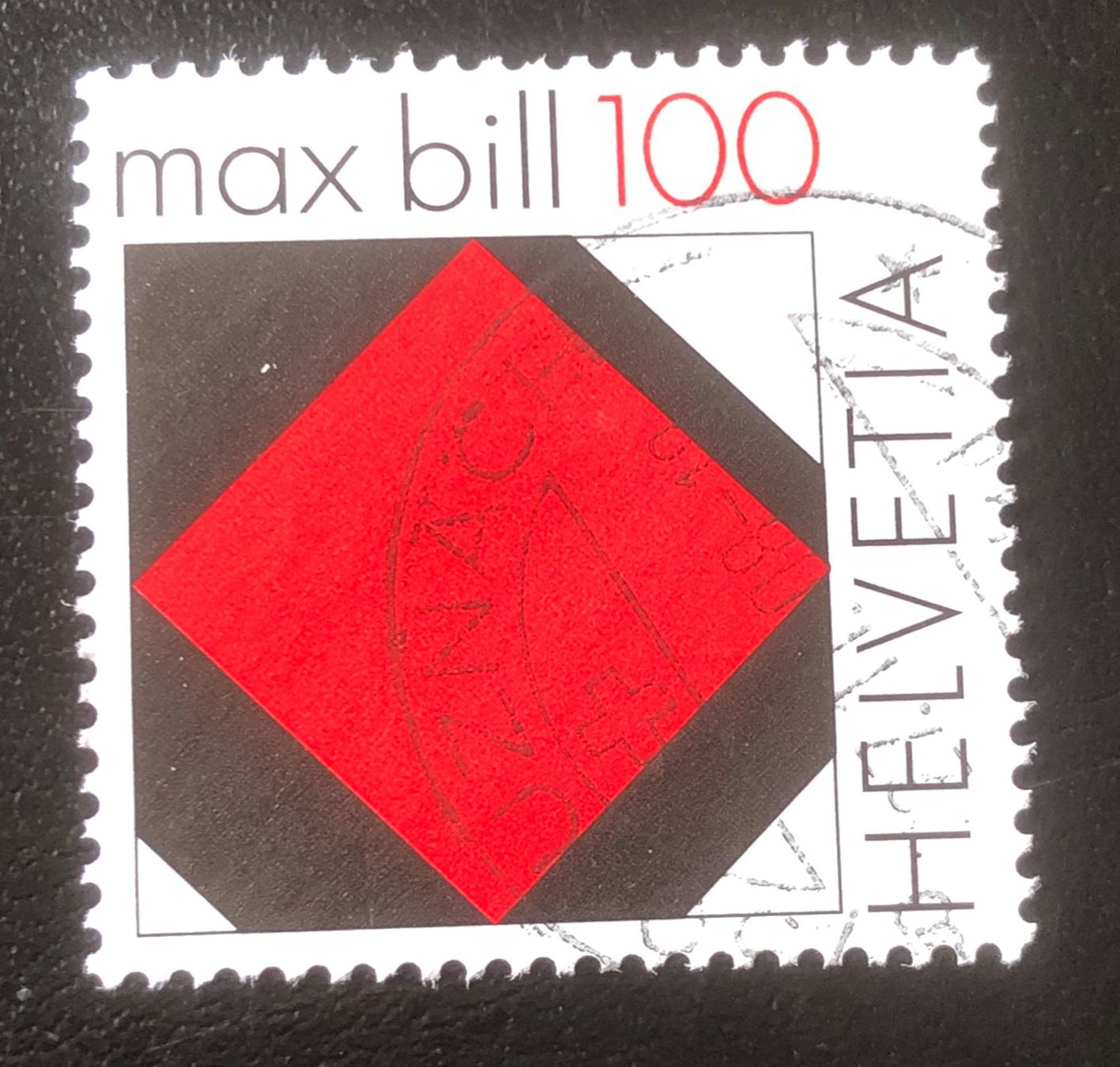 Tutti i francobolli: Nr. 1294 MAX BILL GESTEMPELT 2008    – Usato da Aarau venduto da Billa007