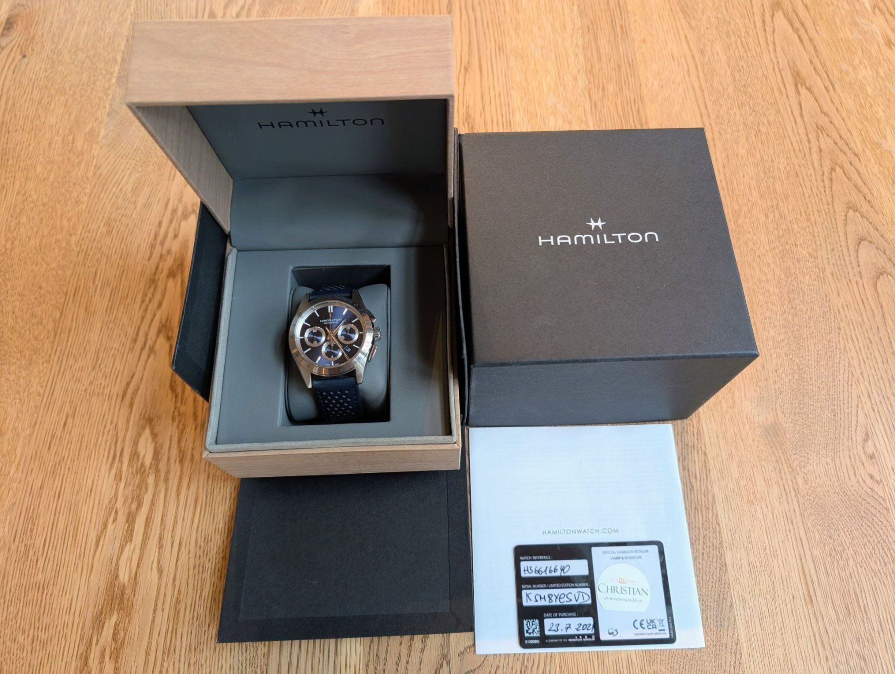 Hamilton Orologi: Hamilton Jazzmaster Performer Automatic Chronograph wie neu – Nuovo (secondo la descrizione) da Hünenberg venduto da Deniweb 1