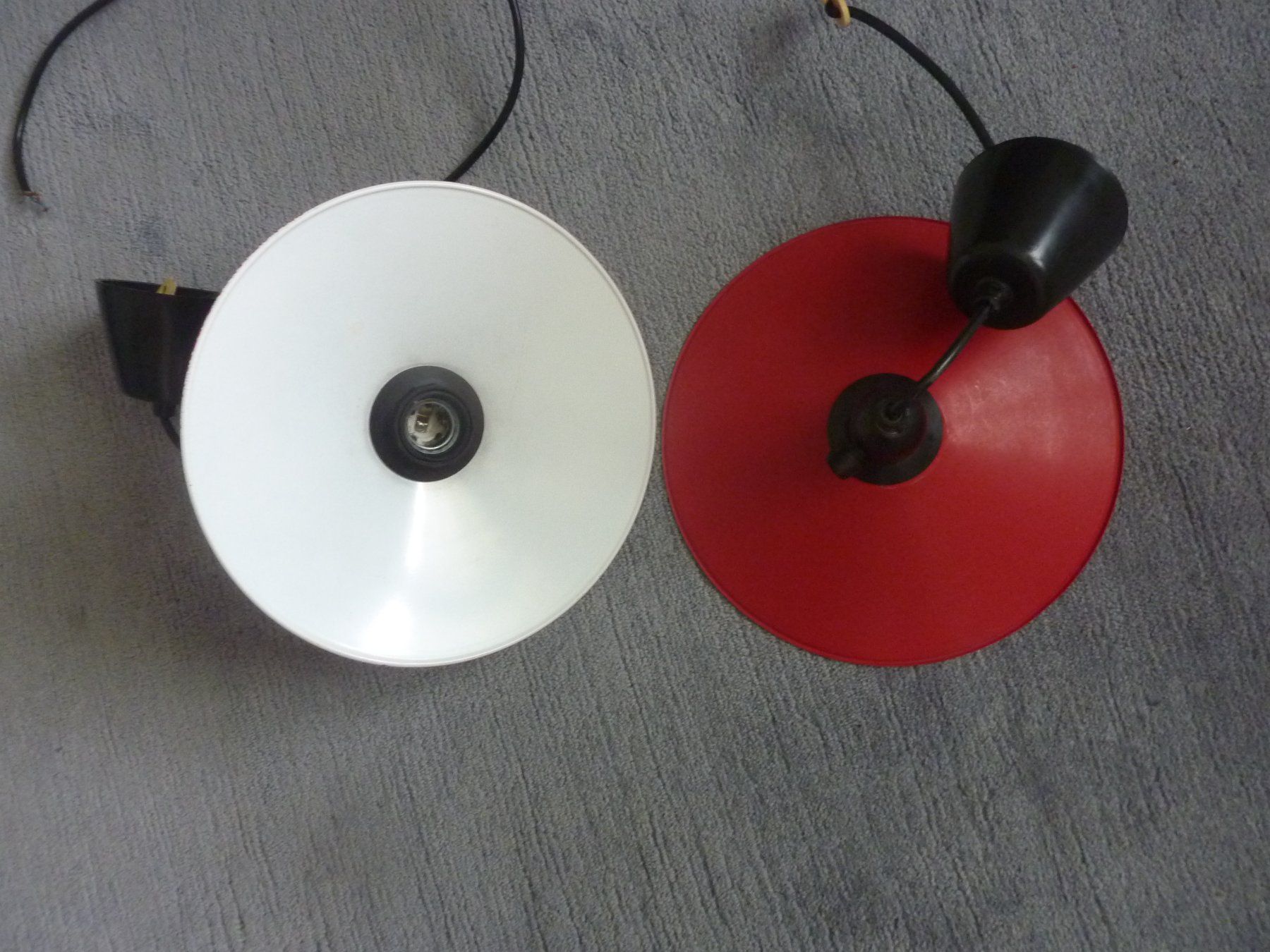 Lampen: Lampe rot-weiss – Gebraucht aus Triengen von Nussbaum14 1