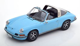 Porsche 911 S Targa 1967-1969 hellblau / schwarz  1:18