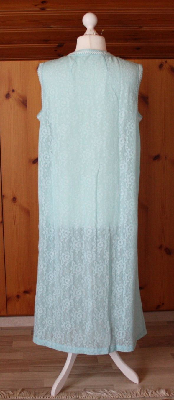 Negligees & Pyjamas: Hauskleid Nachthemd türkis Gr. M – Gebraucht aus Flüelen von Diversicum-Vintage 4