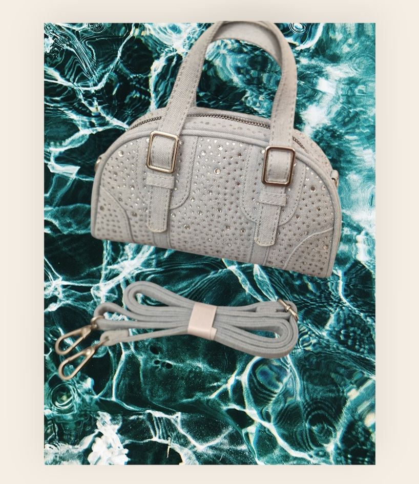 Borse da donna: Süsses kleines Jeanstäschchen mit Strass/Neu – Nuovo e nell'imballaggio originale da Arbon venduto da sar_l7ll 1