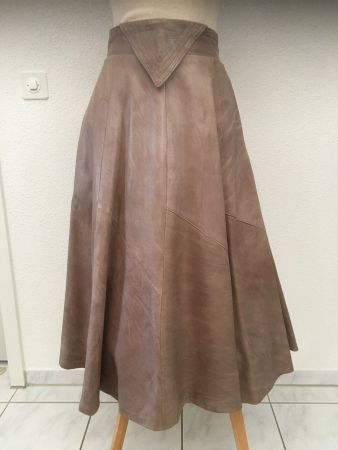 Lederrock aus weichem Lammnappaleder