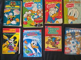 Donald Duck Lustige Taschenbücher Konvolut 8 Stk. guter Z...