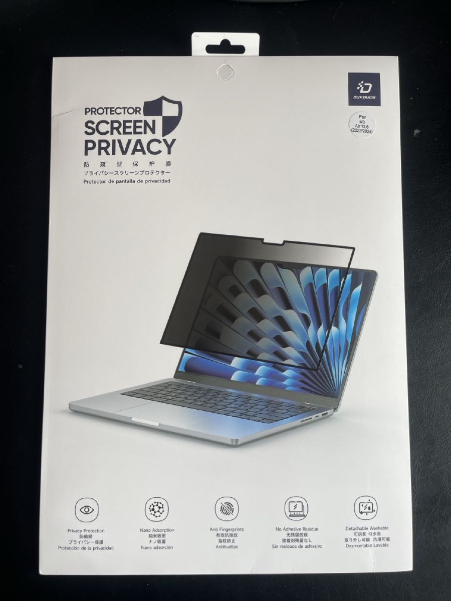 Apple Notebook: Screen Privacy Protector für MacBook Air ab 2022 – Nuovo e nell'imballaggio originale da Bern venduto da markus_1990