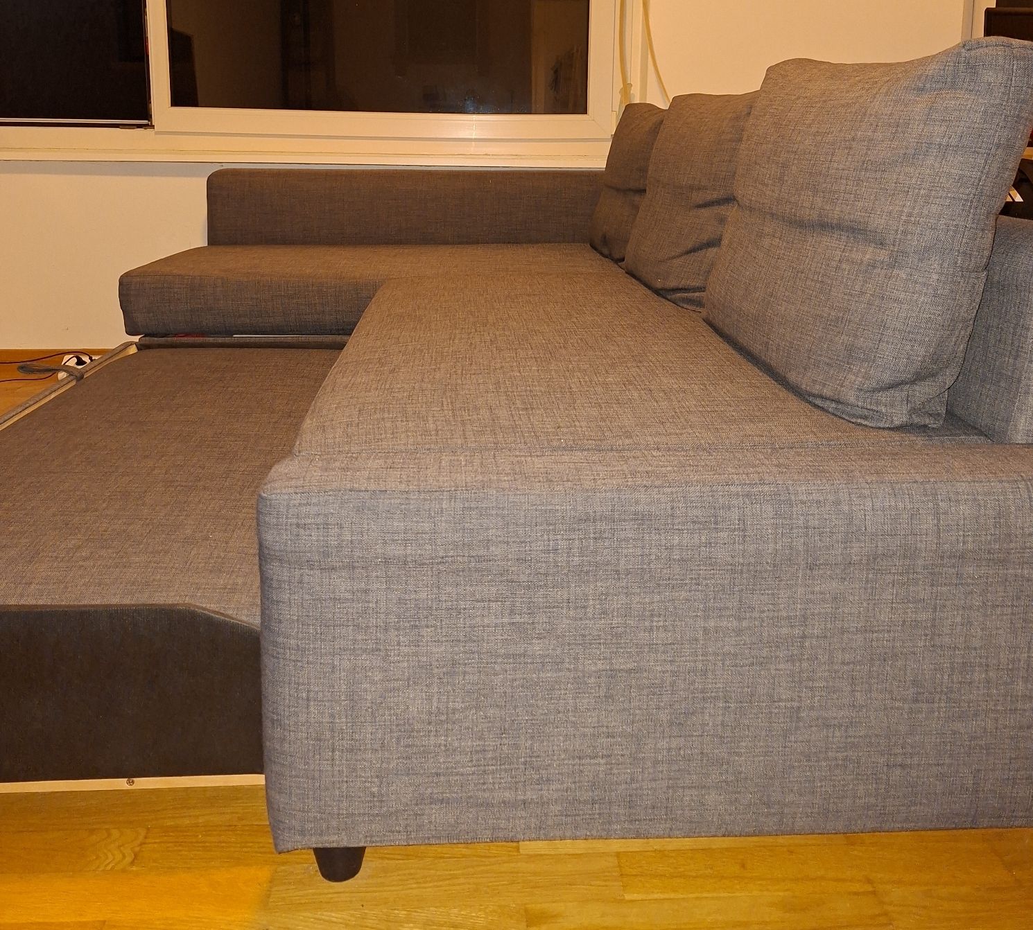 Ikea Sofas: Dunkelgrau Bettsofa Ikea Friheten Ecksofa – Gebraucht aus Zürich von lui_q6mt 2
