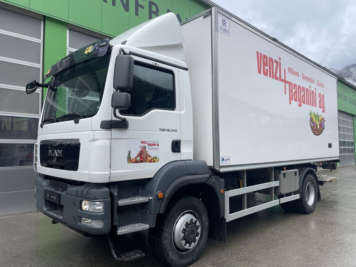 Man Lastwagen: MAN TGM 18-340 4x4 4x4 4x4 – Gebraucht aus Poschiavo von kuks01