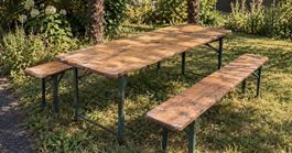 Festbank mit Tisch Holztisch Gartentisch