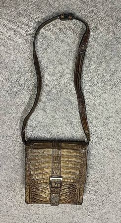 Sac à main en crocodile