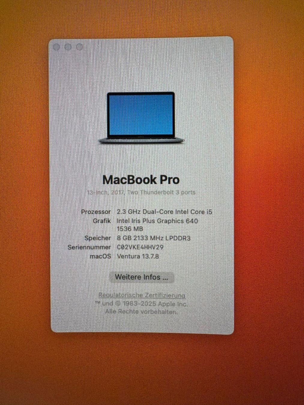 Apple Notebook: MacBook Pro 13” – Difettoso da Adliswil venduto da Busys 1