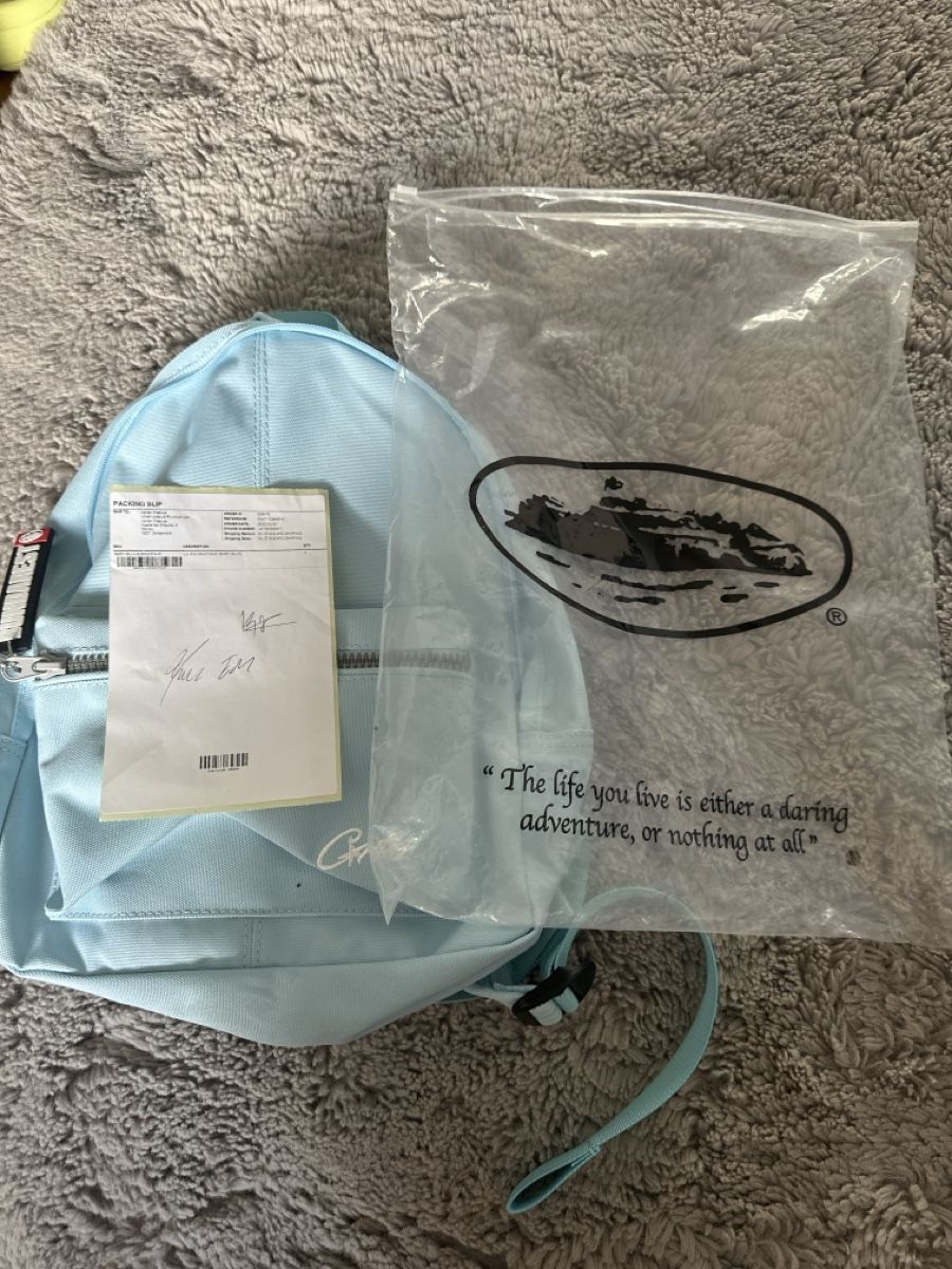Corteiz Zaini: Sac à dos Corteiz baby blue – Nuovo e nell'imballaggio originale da Blonay venduto da Adrien_Pedro 3