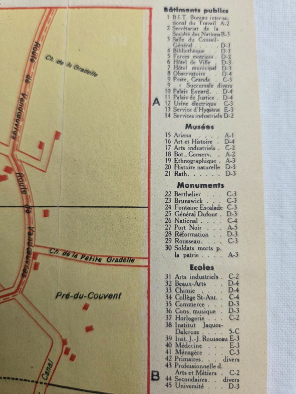 Landkarten & Atlanten: Historischer Stadtplan von Genf ca 1920 – Gebraucht aus Bettingen von Wedgetail-Eagle2 5