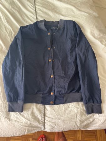 Bomber Brandy Melville bleu marine taille U occasion