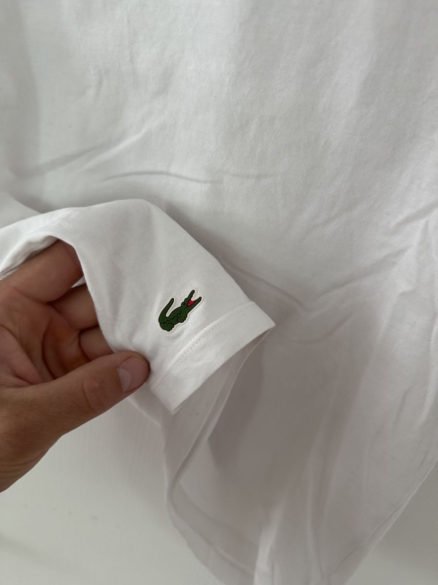 Lacoste T-shirt: Lacoste T-Shirt Gr. S, Weiss, classic – Usato da Wetzikon ZH venduto da Jan_wojt 2