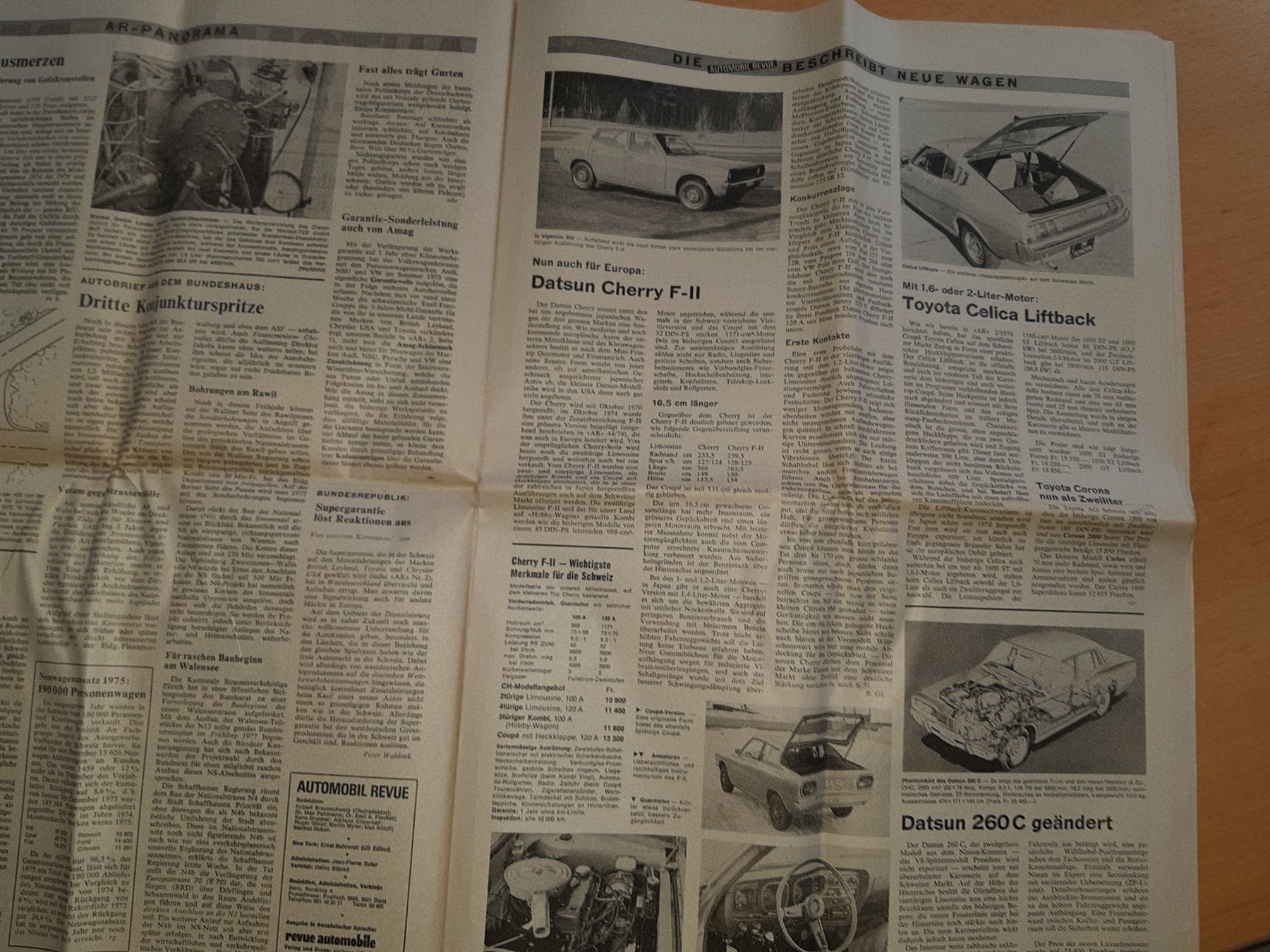 Zeitschriften & Magazine: Oldtimer Magazin "Automobil Revue" 1976 – Gebraucht aus Rotkreuz von nigal 1