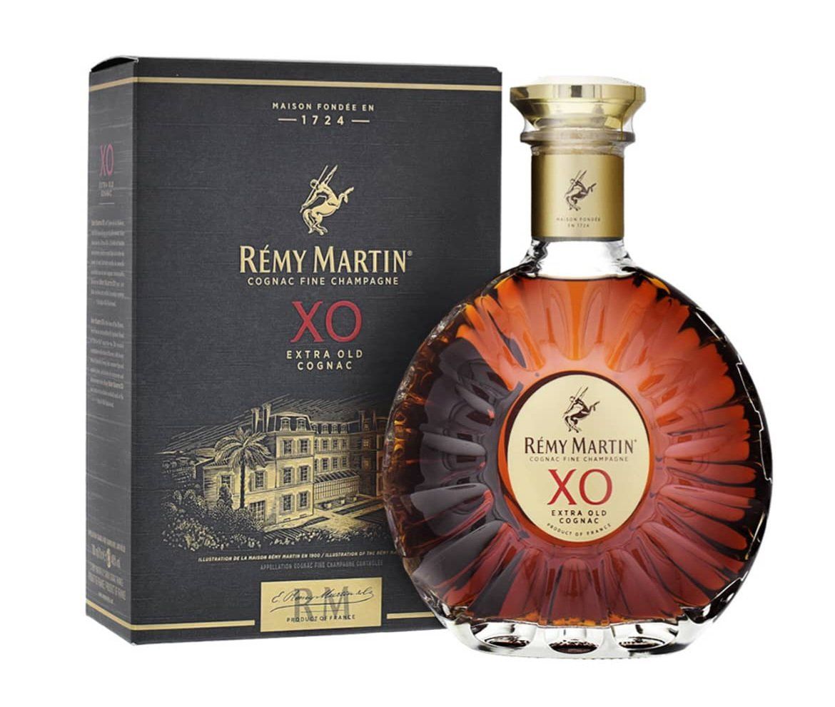 Rémy Martin Spirituosen: REMI MARTIN  XO COGNAC ORGINALVERPACKT – Neu und originalverpackt aus Schönenwerd von 1952kv