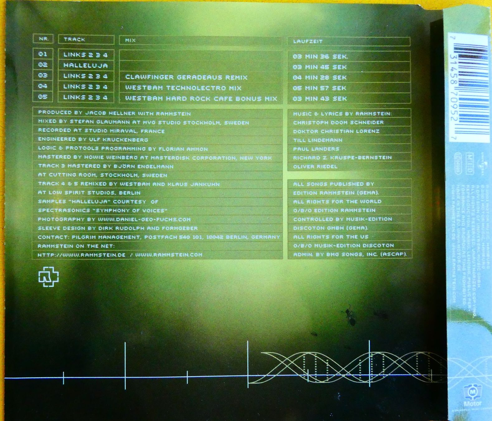 CD: Rammstein - Links 2 3 4 – Nuovo (secondo la descrizione) da Jegenstorf venduto da Ak50 1