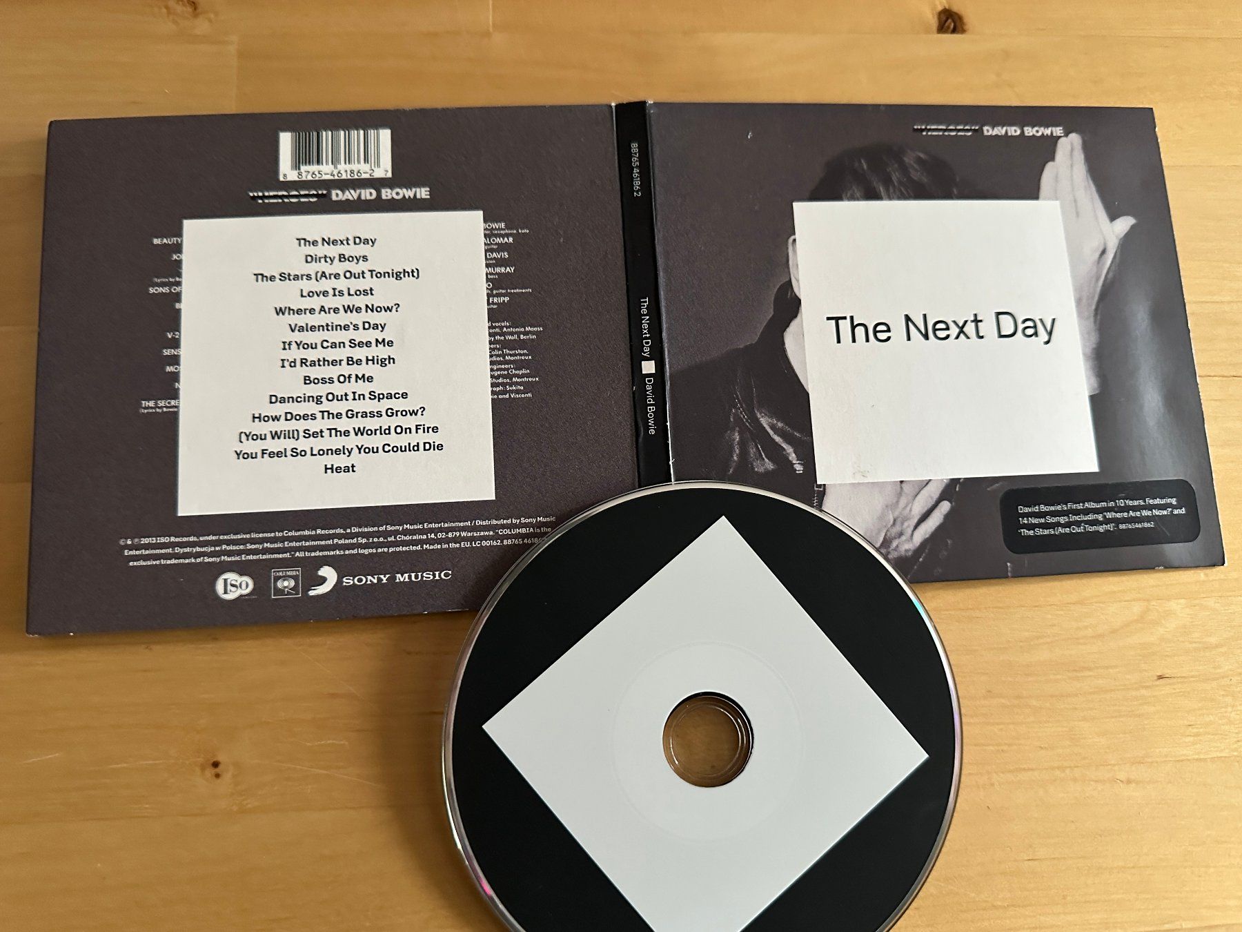DAVID BOWIE tolle CD The next day Digipack Kult Album Top (Gebraucht ...