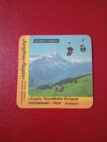 Bierdeckel 40 Jahre Firstbahn Sesselbahn Grindelwald (BDE2)