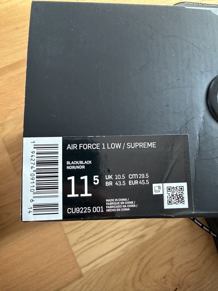 Nike Scarpe da uomo: Nike Air Force 1 Low Supreme – Nuovo (secondo la descrizione) da Solothurn venduto da fab_y5pk 4