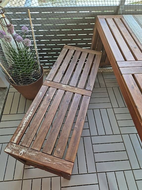 Set de table et chaises: IKEA ÄPPLARÖ Gartenmöbel-Set – D'occasion à Altwis par joluc96 3