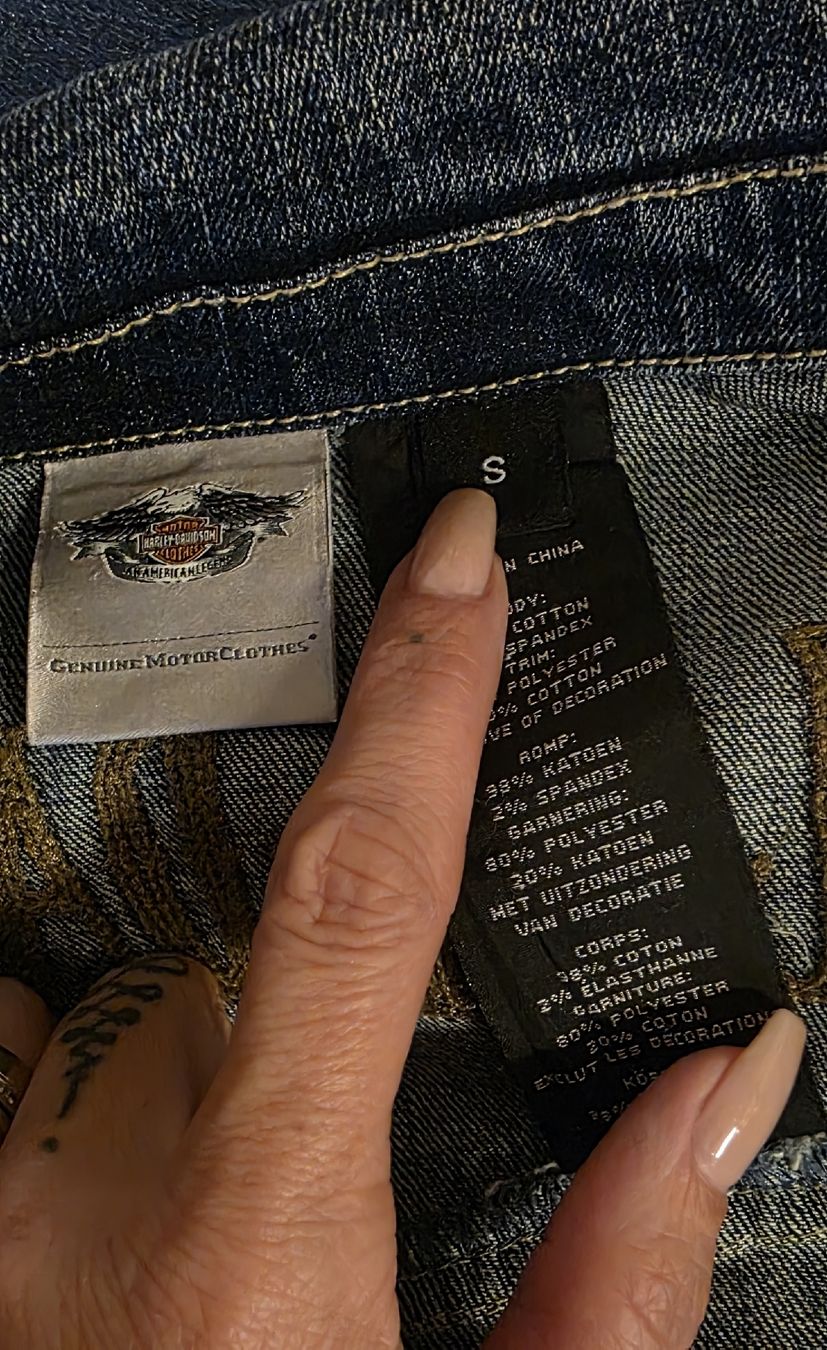 Harley-Davidson Giacche: Harley Davidson Jeansjacke, Damen – Usato da Kaufdorf venduto da Nati-Nati 4