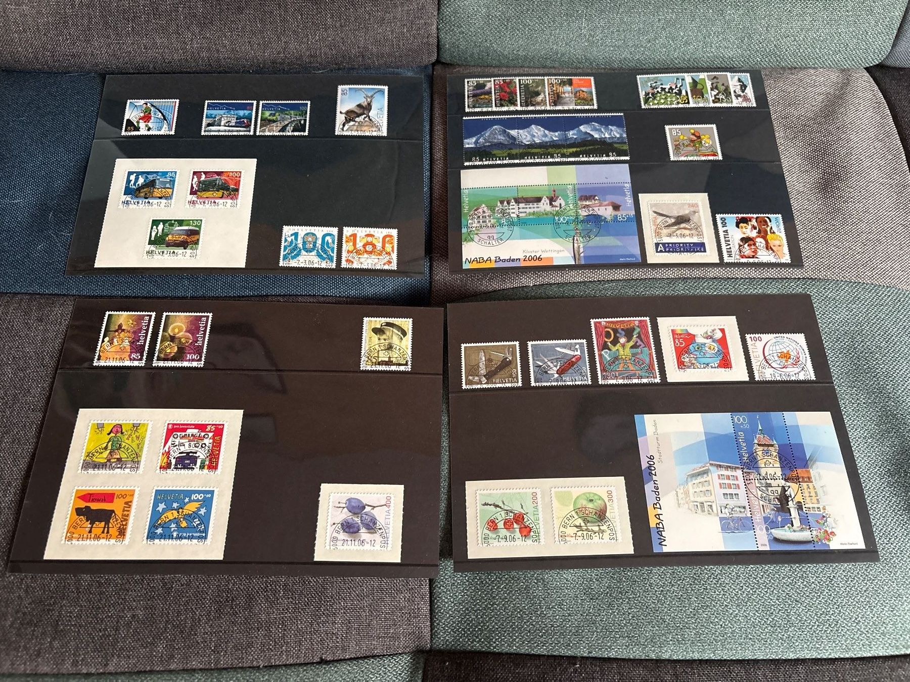 Alle Briefmarken: Série annuelle Poste Suisse / Set 2006 – Gebraucht aus Leytron von Louki63