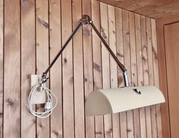 50er Jahre Wandlampe tulux