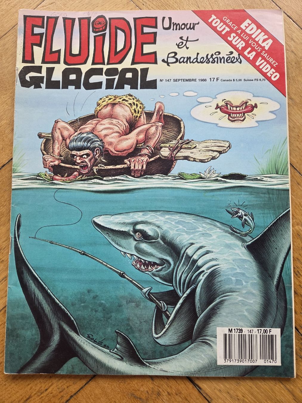 Fumetti: Fluide Glacial No. 147 Septembre 1988  – Usato da Territet venduto da Cenh