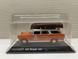 Peugeot 404 Break 1967 - Miniaturauto 1:43 & Kanu, Rarität!