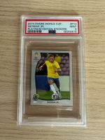 Neymar JR Panini World Cup 2014 Sticker PSA 9