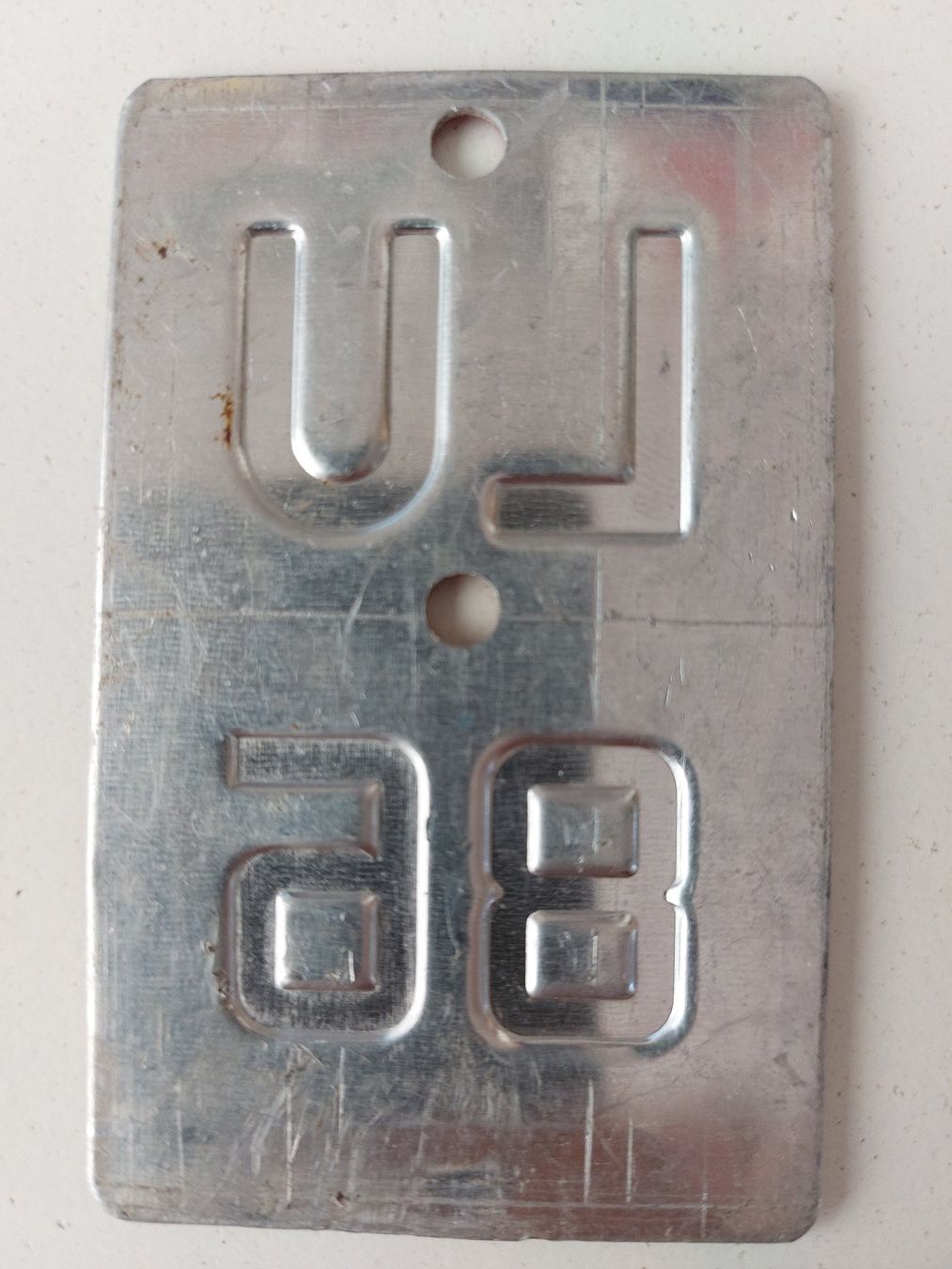 Sachs Insegne: Velonummer LU 86 plaque Velo – Usato da Schenkon venduto da Uhu007 1